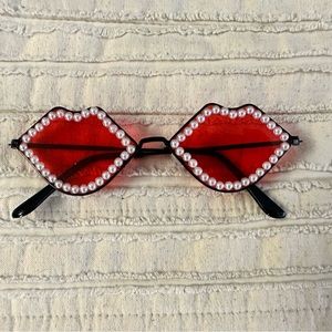 Dolls Kill Kiss Me Quick Lip Sunglasses